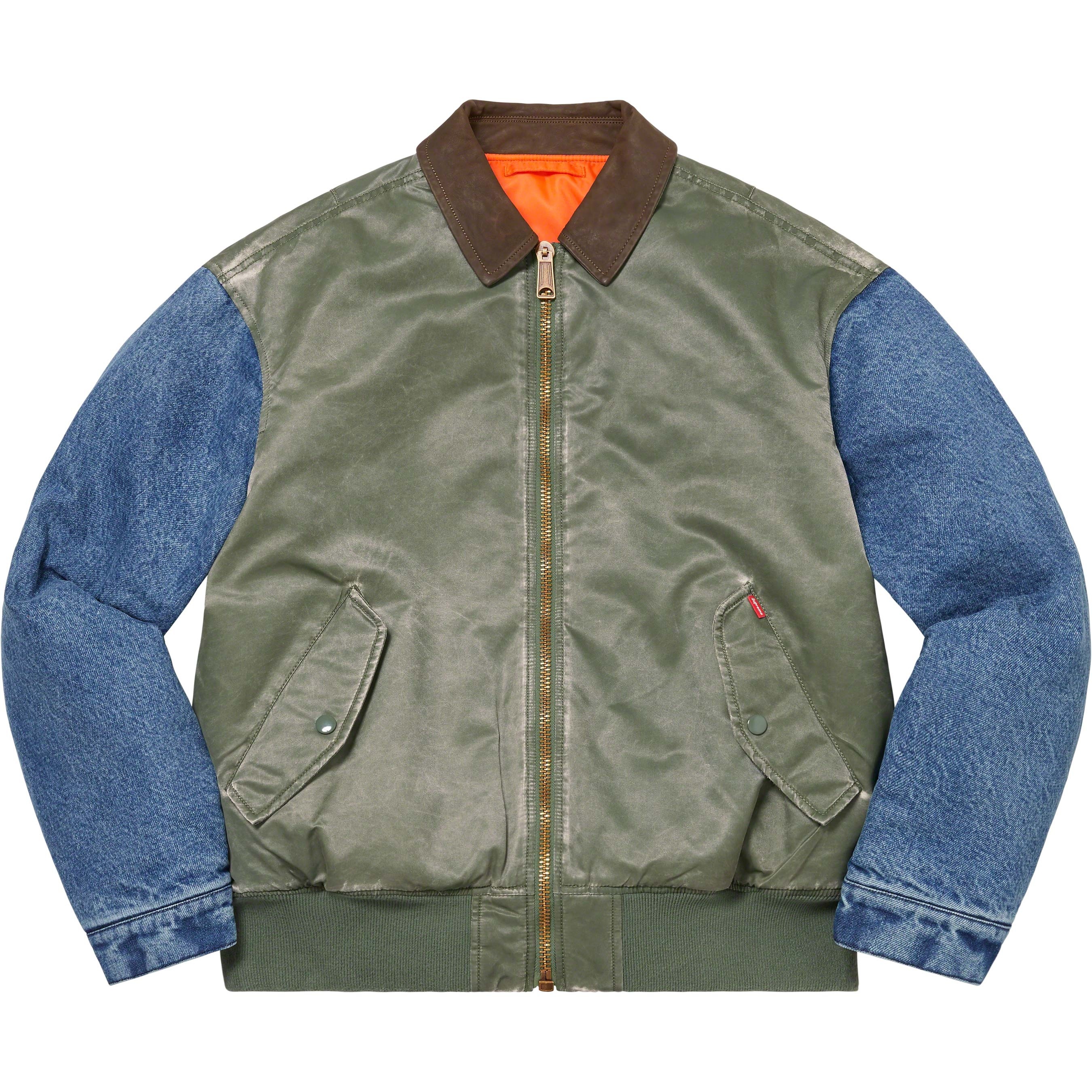 Denim Sleeve MA-1 view 3